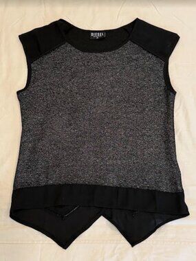 DIESEL metallic sleeveless TOP